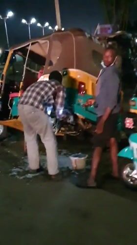 Bukuru streets at night: trucks, tricycles, and roadside life