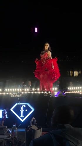 Beauty pageant runway competition held in Kemer, Turkey