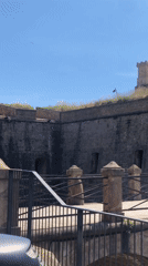 Fortress, plaza, and Barcelona streetscapes documented by witnesses
