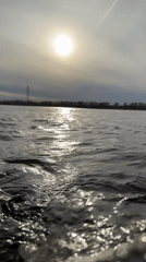 Spring day documented along Chaikovsky waterway amid environmental concerns