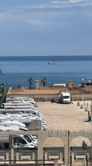 RV parking and financial content observed in Torrevieja