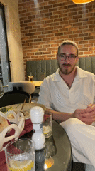 Evening diners captured at Sutomore Montenegro restaurant