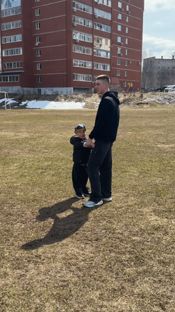 Spring day scenes captured in Chaikovsky, Russia