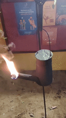 Urban street art and improvised fire installations documented