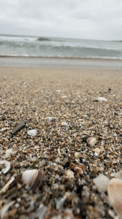 Morning beach documentation captured at Kiten, Bulgaria seaside