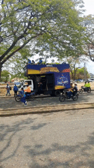 Baseball celebration parade held in San Carlos, Venezuela