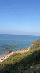 Clear morning coastal scenes captured in Alanya, Turkey