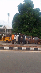 Morning street life captured from auto-rickshaws in Adankolo, Nigeria