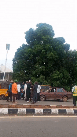 Morning street life captured from auto-rickshaws in Adankolo, Nigeria