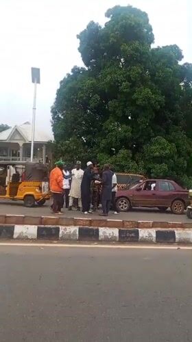 Morning street life captured from auto-rickshaws in Adankolo, Nigeria