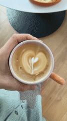 Morning coffee and pastries documented in Gangloff, Germany