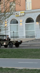 Daily life unfolds in Votkinsk during evening hours