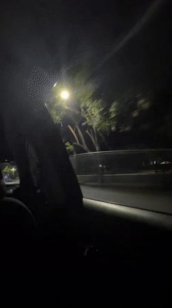 Vehicle travels Mexico City streets and tunnels Saturday morning