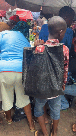 Routine market day documented in Nkpor, Nigeria