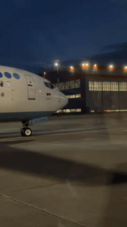 Evening at Sheremetyevo: tarmac activity and quiet moments nearby