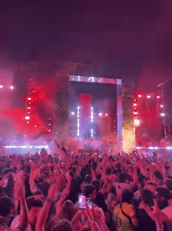 Large outdoor music festival draws energetic crowds in Madrid