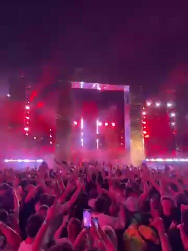 Large outdoor music festival draws energetic crowds in Madrid