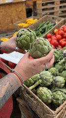 Morning market shopping and park leisure captured in Kefar HaNagid