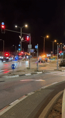 Emergency vehicles respond to nighttime incident in northern Israel