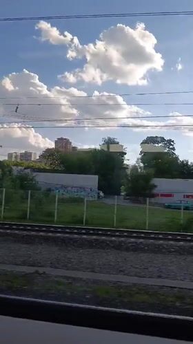 Sunny afternoon urban scenes documented across Khimki, Russia