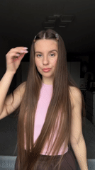 Woman recorded speaking to camera in bedroom, Klin Russia
