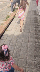 Family life moments captured in Mexican neighborhood