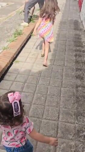 Family life moments captured in Mexican neighborhood