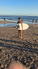 Morning surf session draws crowds to North Kuta beach