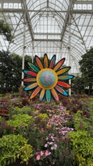 Afternoon at NYBG's Flower Power exhibition and conservatory