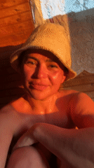 Women enjoy traditional Russian banya in Kemul