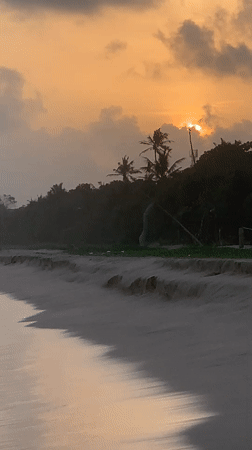 Beach life and a vintage aircraft on display in Habaraduwa
