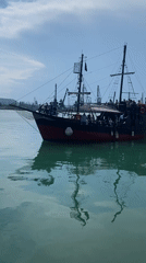 Pirate ship replica spotted at Varna Bulgaria port