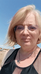 Sunny beach day captured at Turkish resort town Aksu