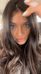 Woman with sleepy expression captured in close-up Moscow video
