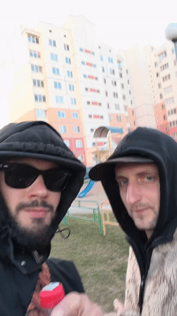 Ordinary moments recorded across Hrodna during early morning hours