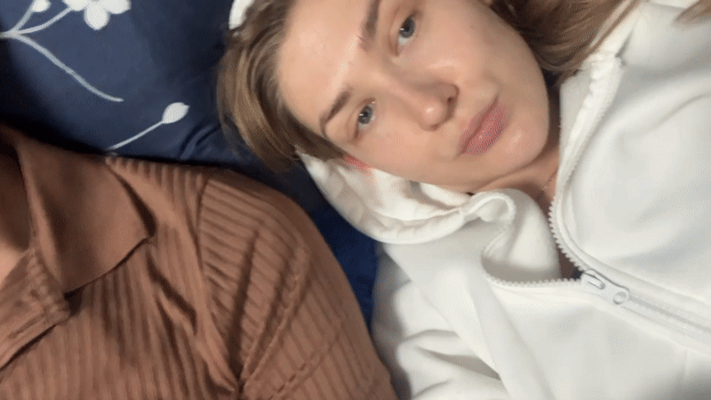 Lazy afternoon together in a Ussurijsk bedroom
