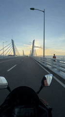 Motorcycle rider captures sunset to dusk journey through Davao City