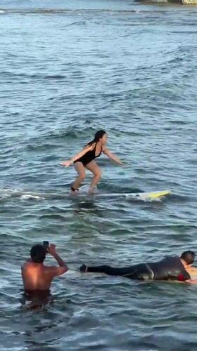 Group surfing session draws 20 people to General Luna waters