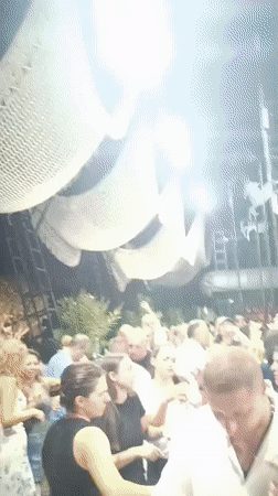 Late-night club and festival scene in Burgas, Bulgaria