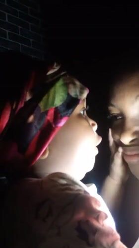 Mother and baby share tender moments in Keffi home