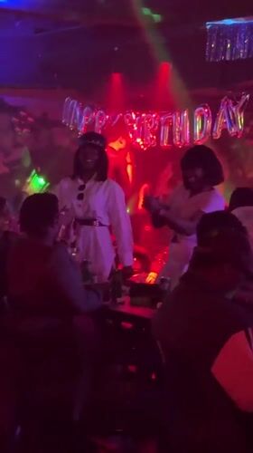 Birthday party celebrated at Linghe nightclub with dancing, DJ