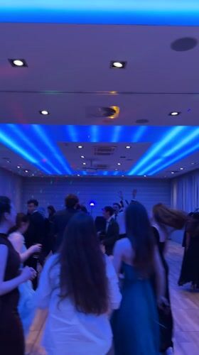 Formal dinner dance event held in Bydgoszcz, Poland