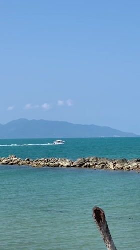 Morning coastal scenes documented in Baan Tai, Thailand