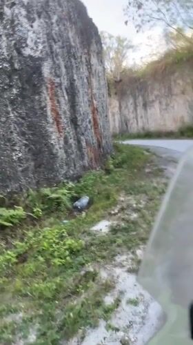 Motorcycle ride through Kuta Selatan's scenic canyon roads