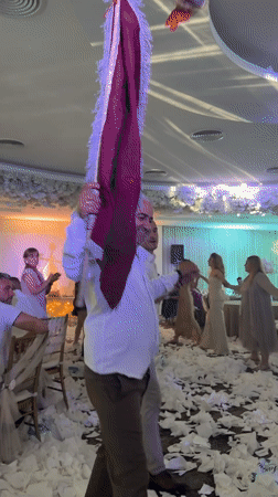 Wedding reception with dancing and festivities in Sliven, Bulgaria