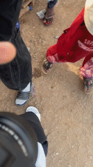 Street activity documented in Abuja market area