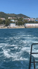 Boat day on the Black Sea off the Sochi coast