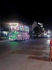 Evening Street Life Documented in Lhokseumawe, Indonesia