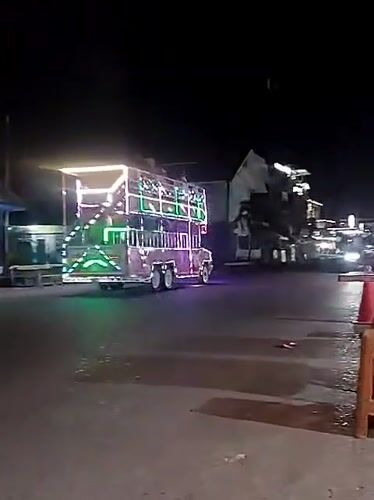 Evening Street Life Documented in Lhokseumawe, Indonesia