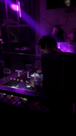 Nightclub scene captured at Script Caffe Bar in Kragujevac